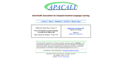 Desktop Screenshot of apacall.org